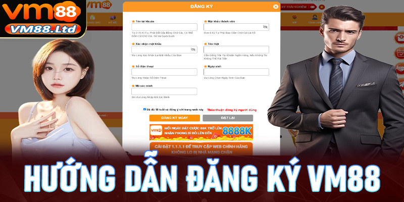 đăng ký VM88